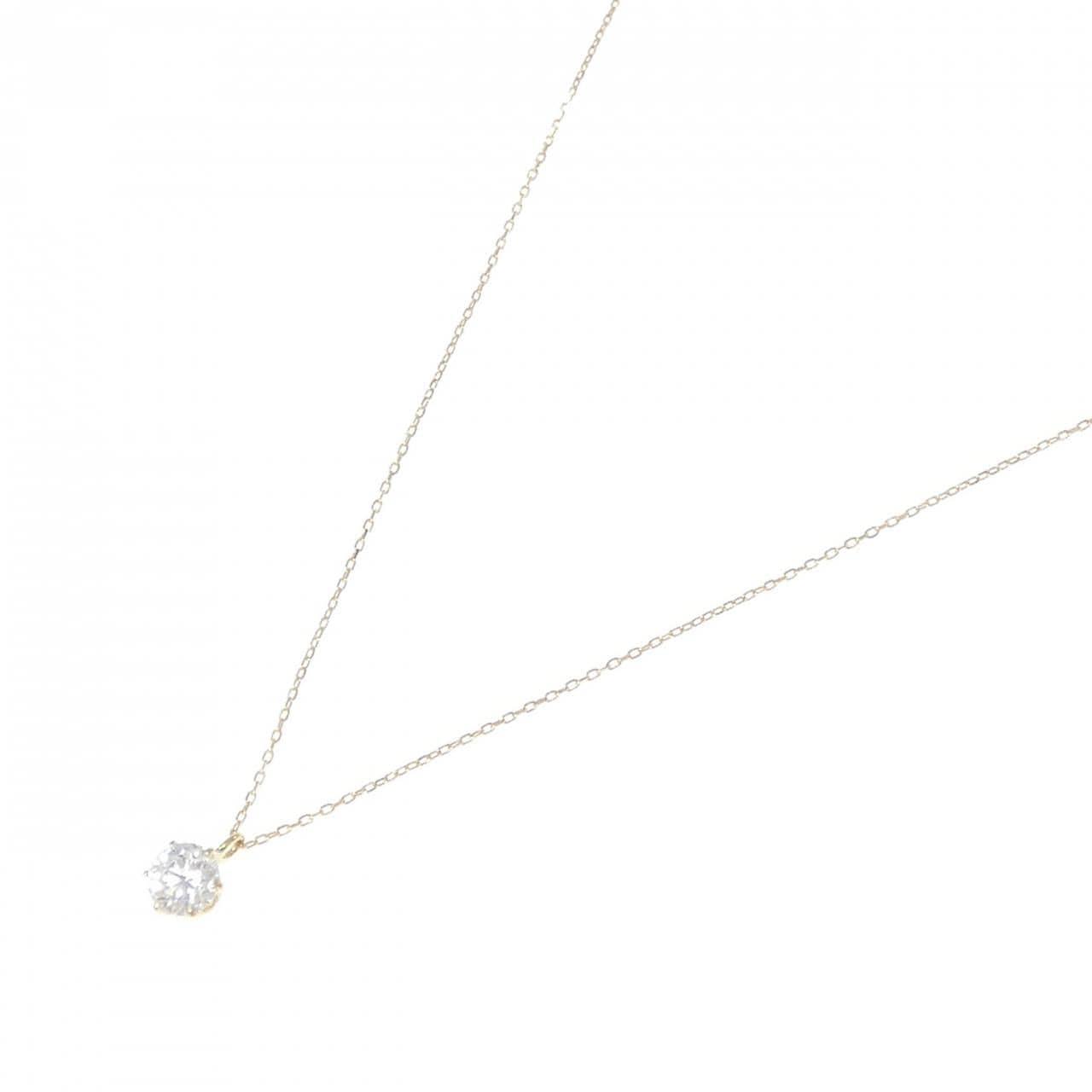 K18YG ダイヤモンド ネックレス 0.369CT