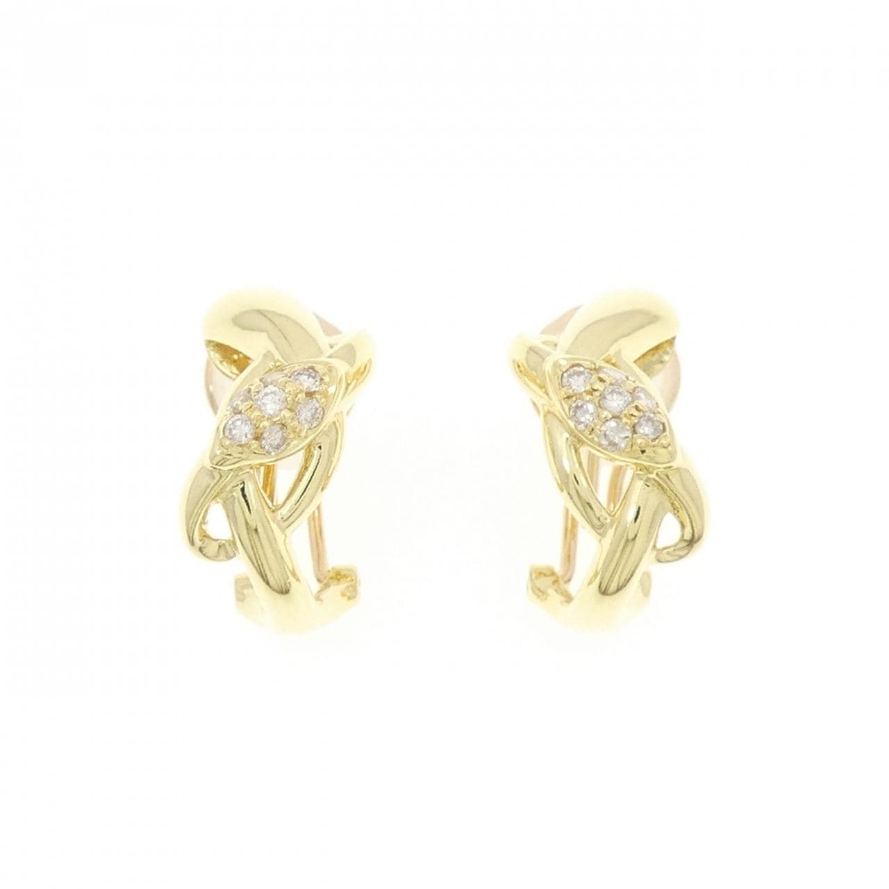 K18YG ダイヤモンド ピアス/イヤリング 0.20CT