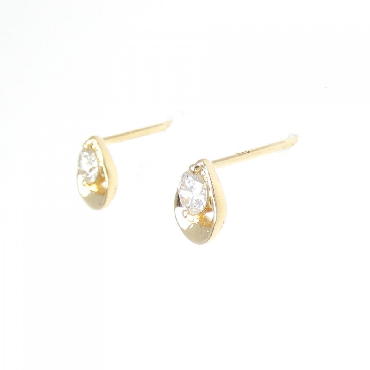 アガット ダイヤモンド ピアス 0.20CT