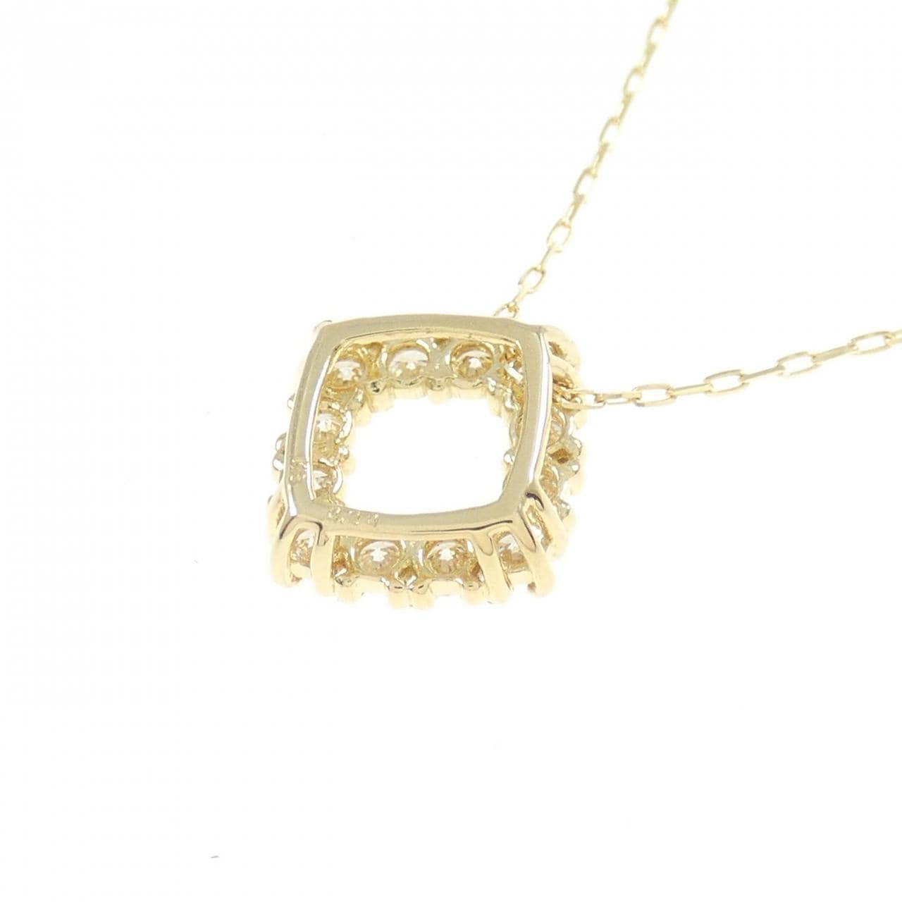 [BRAND NEW] K18YG Diamond necklace 0.20CT