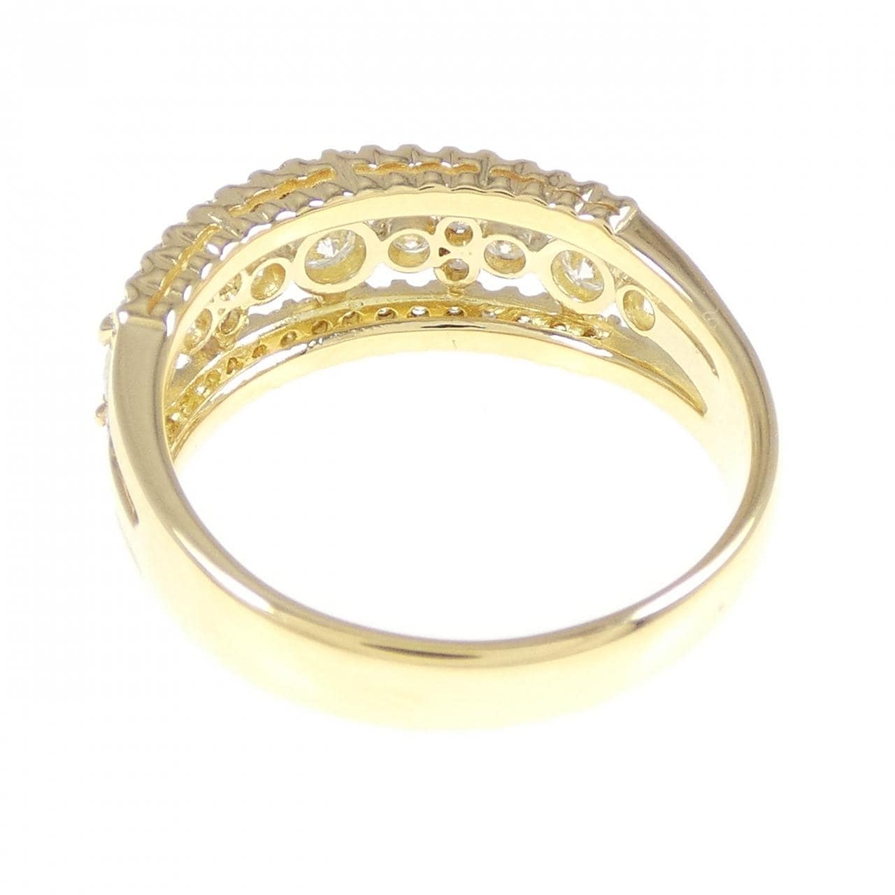 K18YG ダイヤモンド リング 0.81CT
