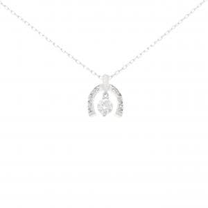 K18WG ダイヤモンド ネックレス 0.35CT