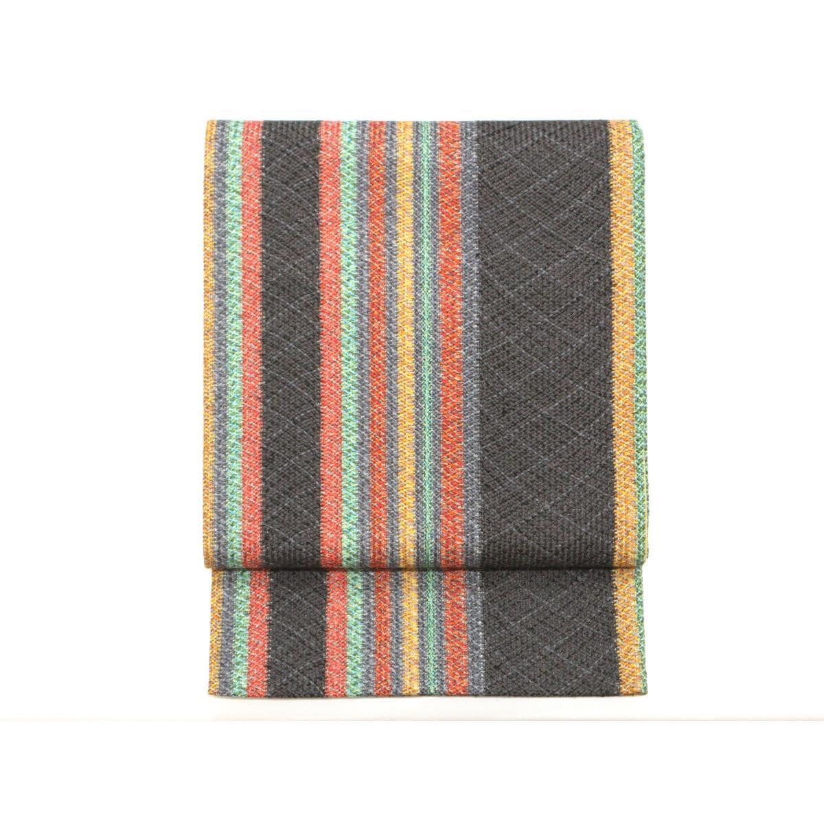 袋帯　組糸織　全通柄