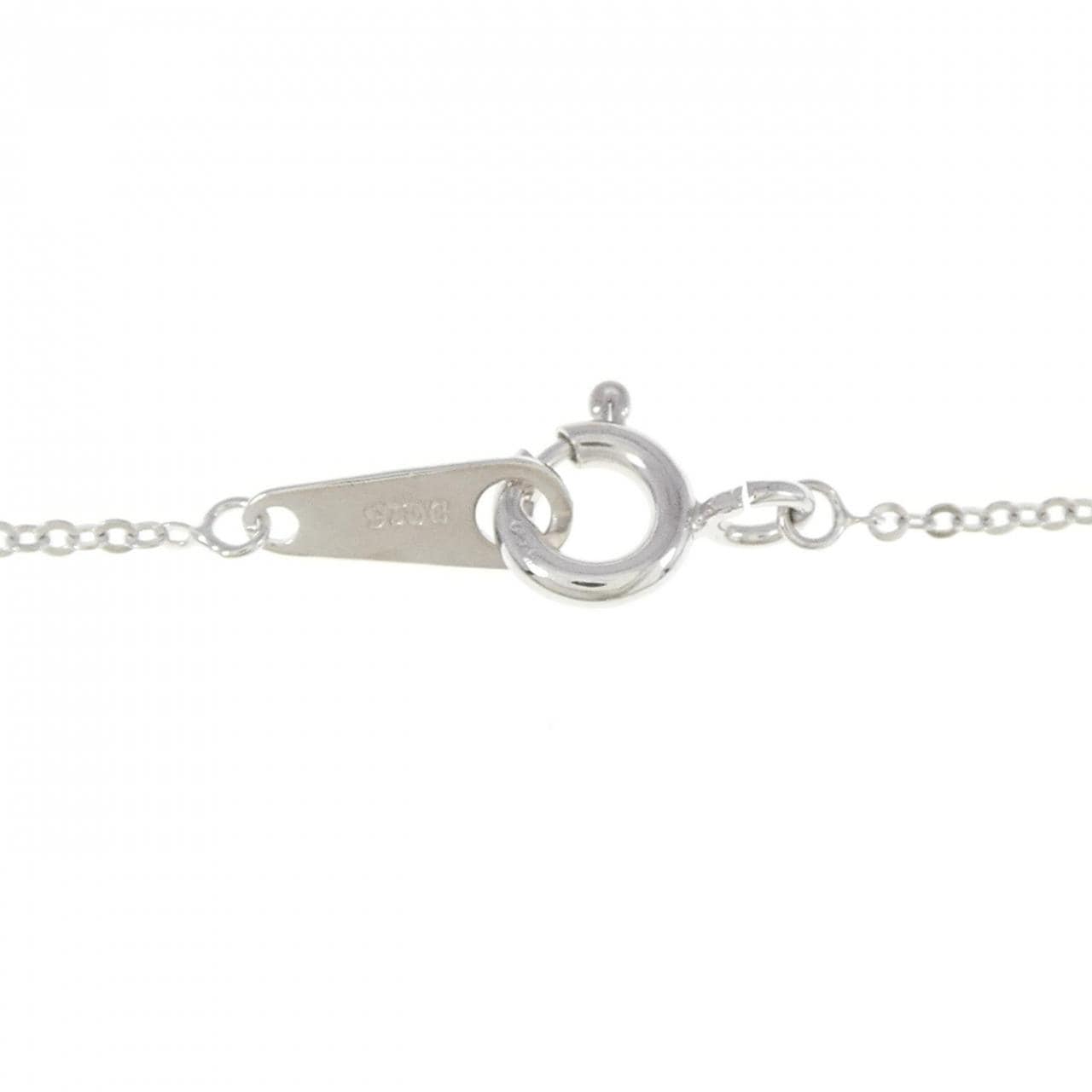 K18WG ダイヤモンド ネックレス 0.16CT
