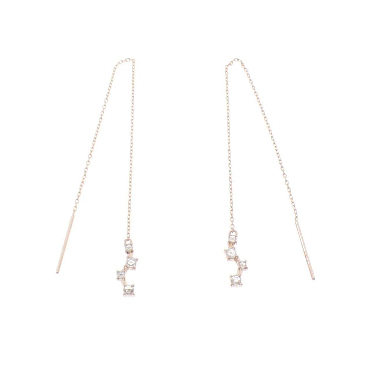 エテ ダイヤモンド ピアス 0.08CT