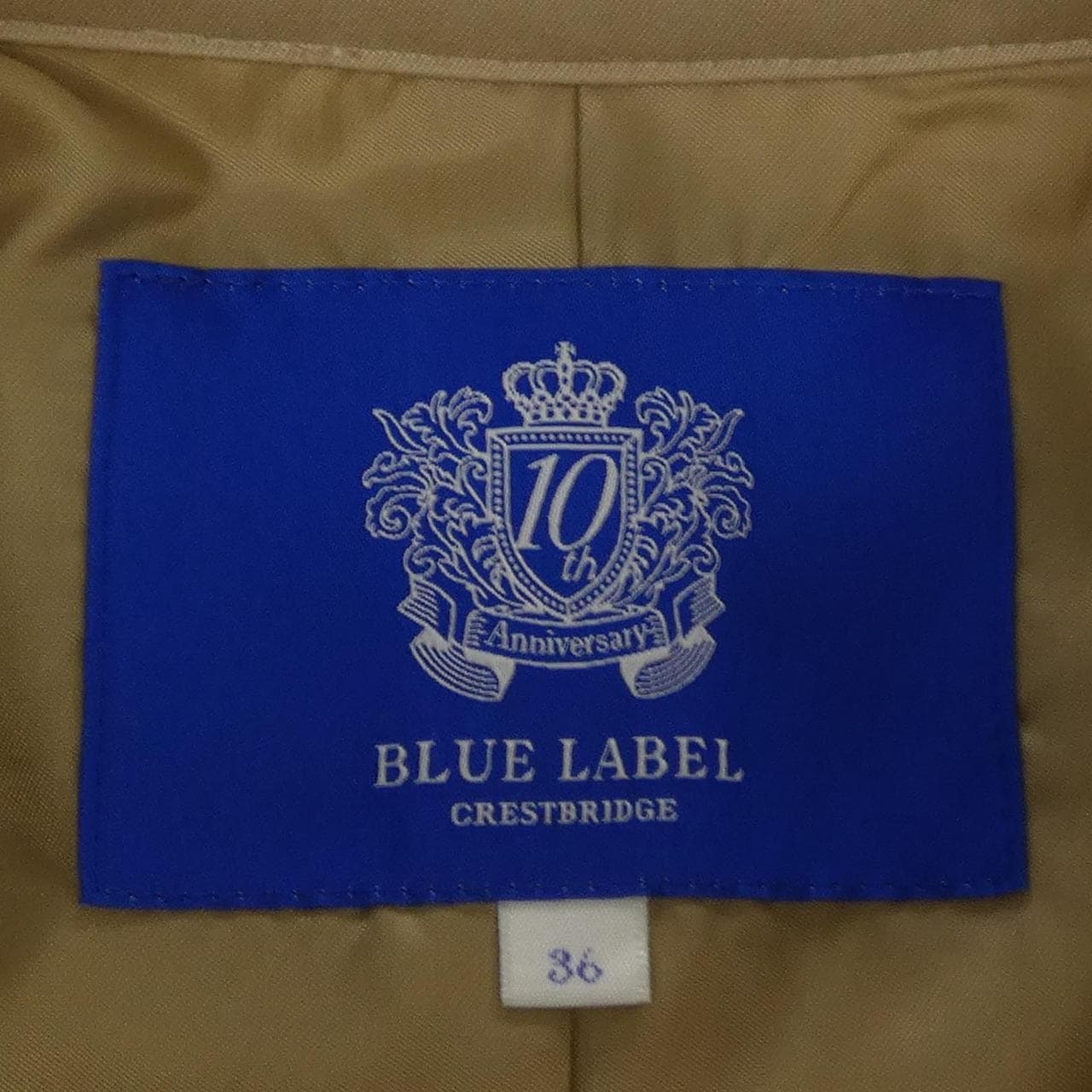 ブルーレーベルクレストブリッジ BLUE LABEL CRESTBRIDGE 55A02-620-40 トレンチコート