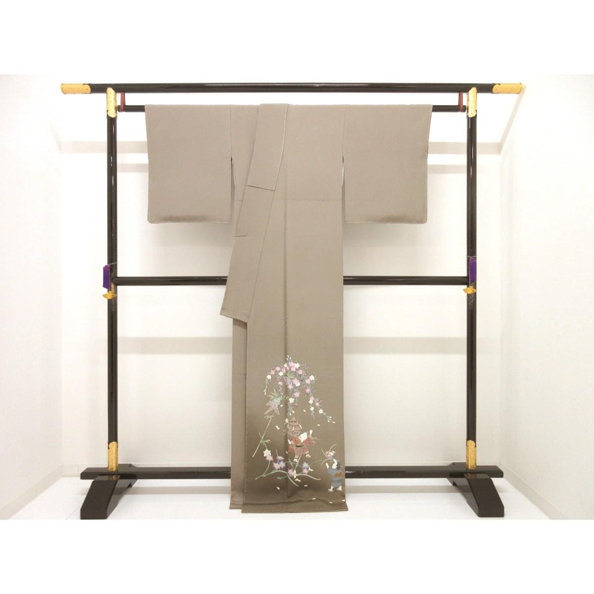 【未使用品】色留袖　岡本幸治　訪問着兼用　蔦【本加賀友禅】