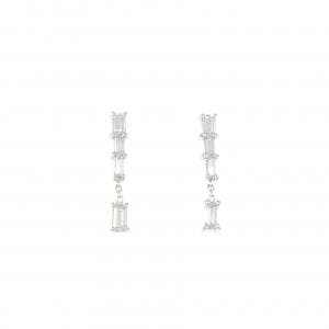 PT900 ダイヤモンド ピアス 1.059CT