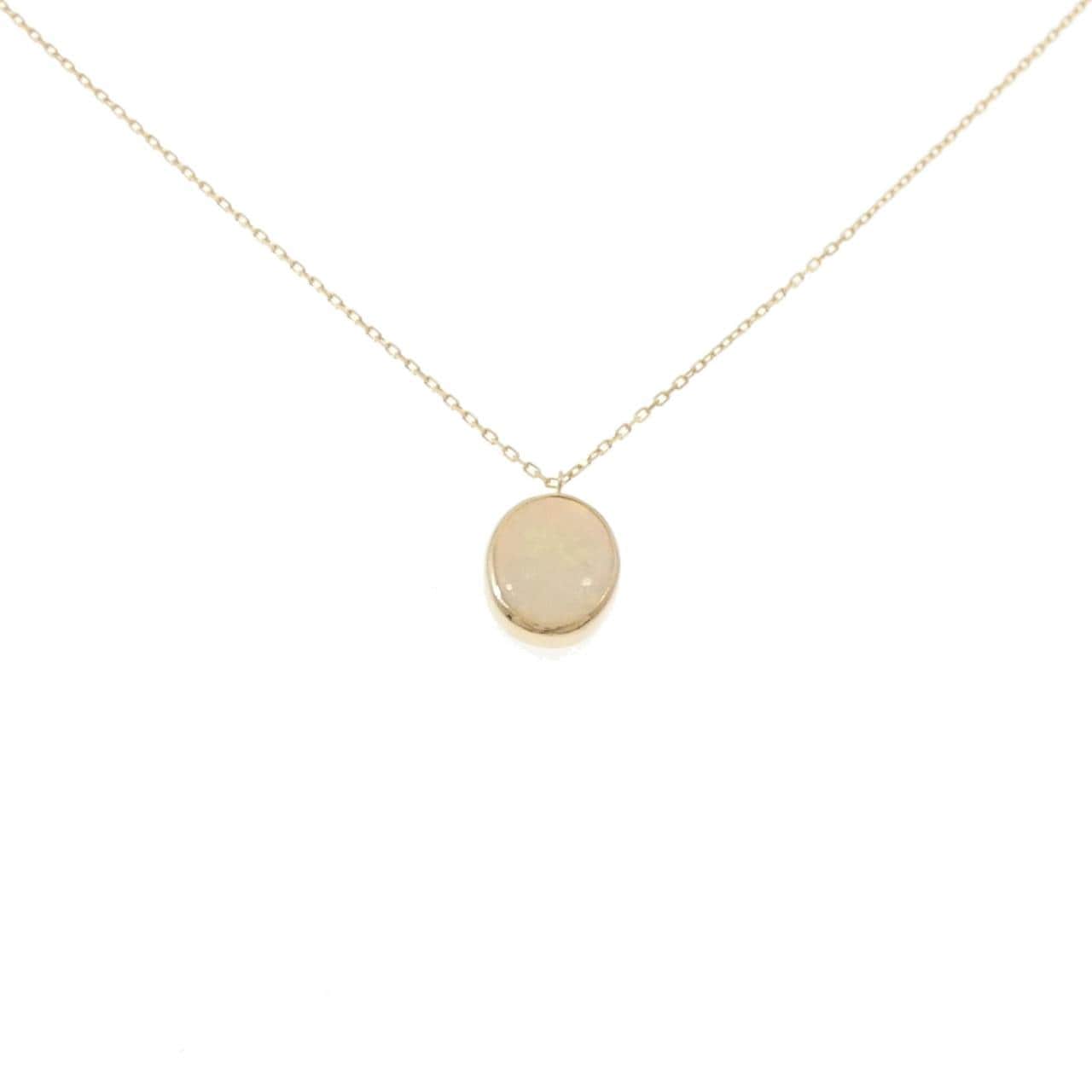 K18YG OPAL necklace