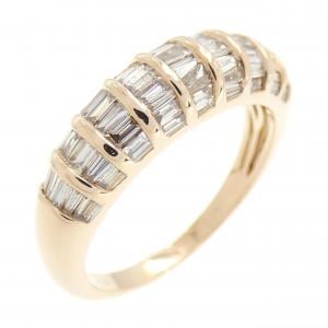 K18PG ダイヤモンド リング 0.75CT