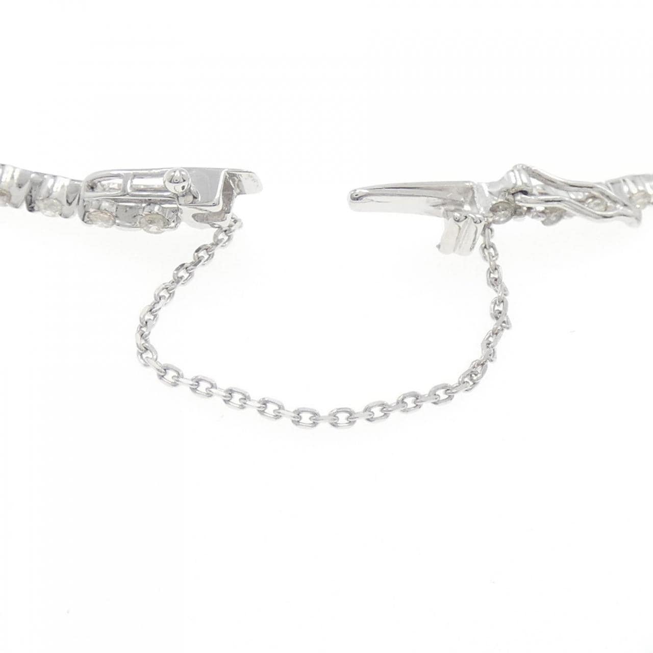 K18WG Diamond bracelet 1.00CT