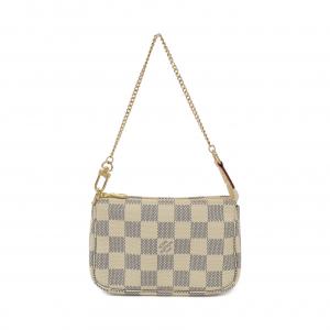 LOUIS VUITTON Damier Azur 迷你手拿包配件 N58010 配件袋