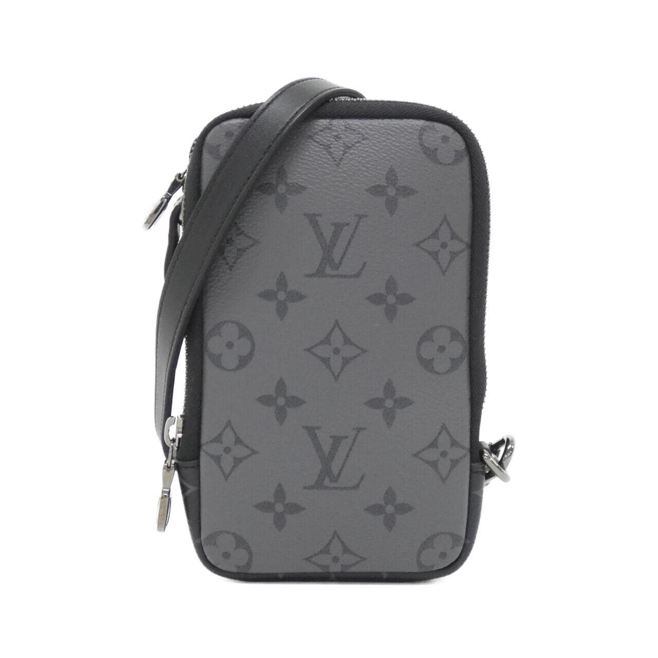 LOUIS VUITTONMonogram Eclipse Reverse Double手机袋 M69534 单肩包