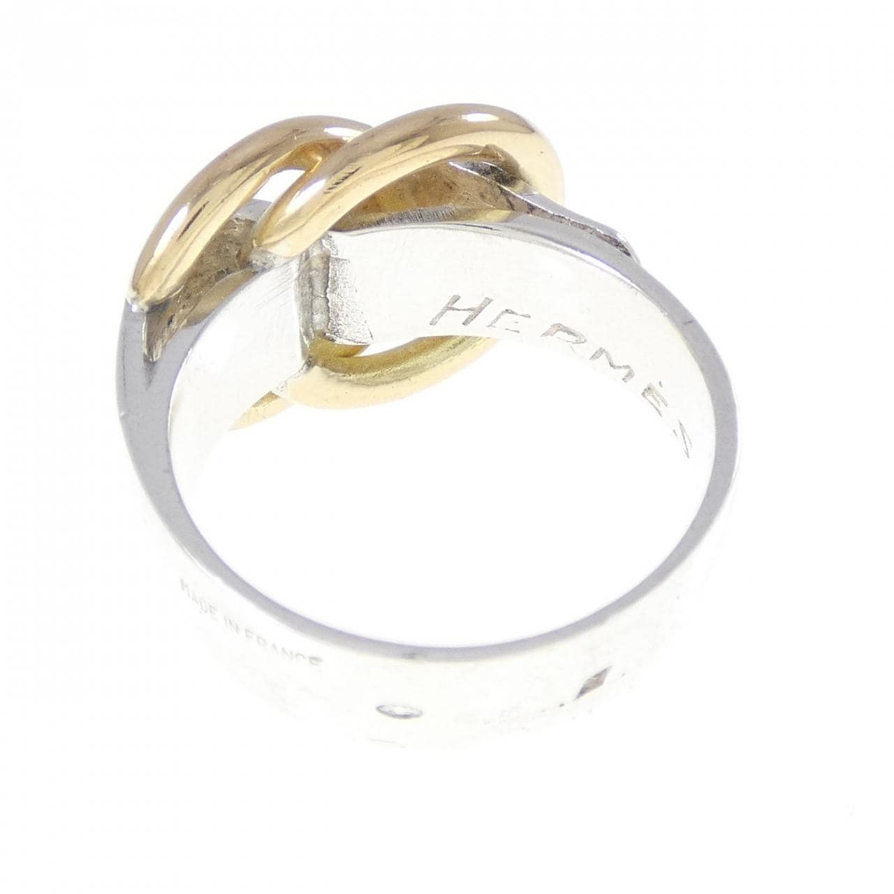 【ヴィンテージ】エルメス ドゥ ア ノー リング