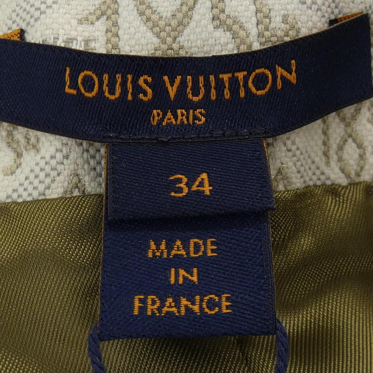 ルイヴィトン LOUIS VUITTON SINCE1854 コントラストトリム FMSK68J77 スカート