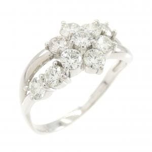 PT フラワー ダイヤモンド リング 1.00CT