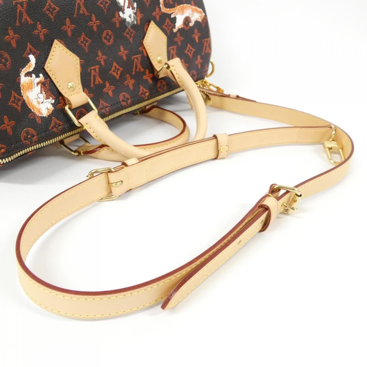 ルイヴィトン キャットグラム スピーディ バンドリエール 30cm M44401 ボストンバッグ