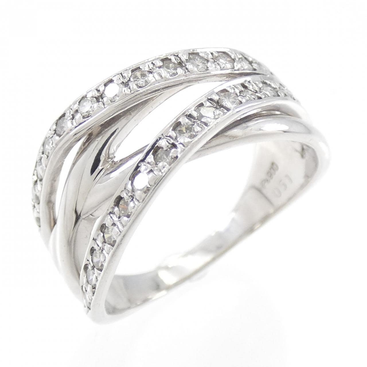 PT900 Diamond Ring 0.50CT