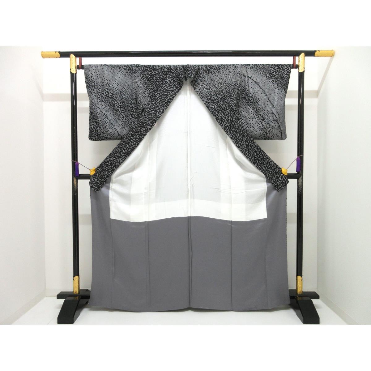 訪問着　総絞り　刺繍入り