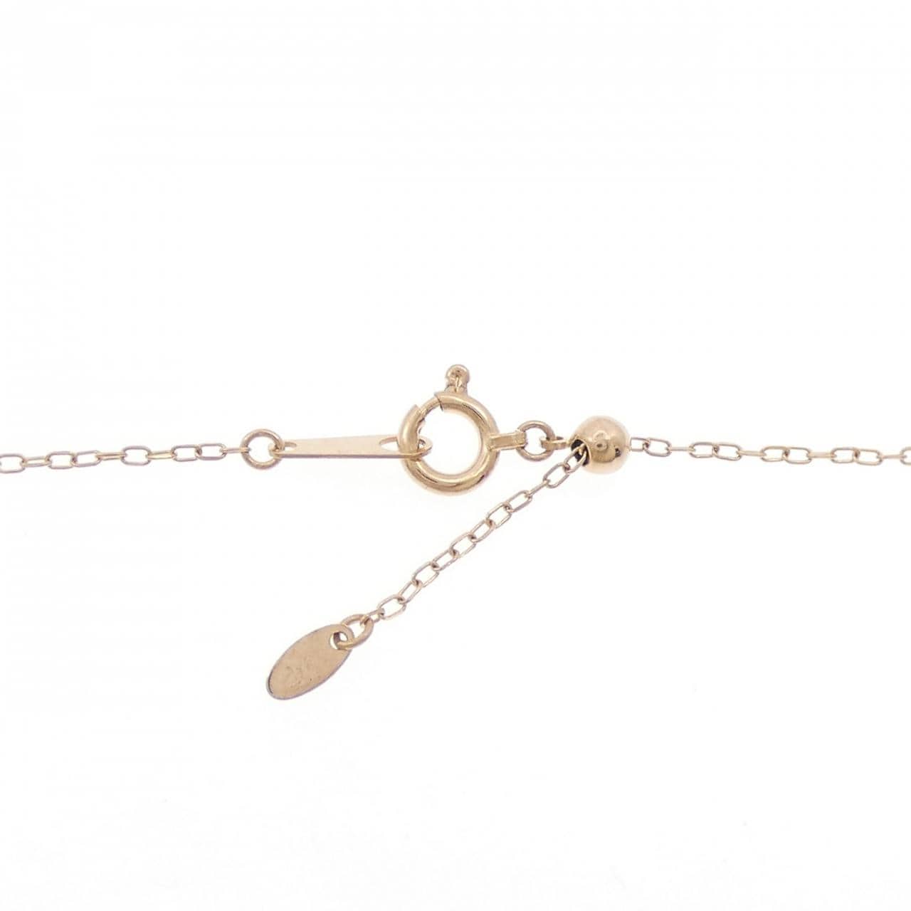 K18PG ダイヤモンド ネックレス 0.11CT
