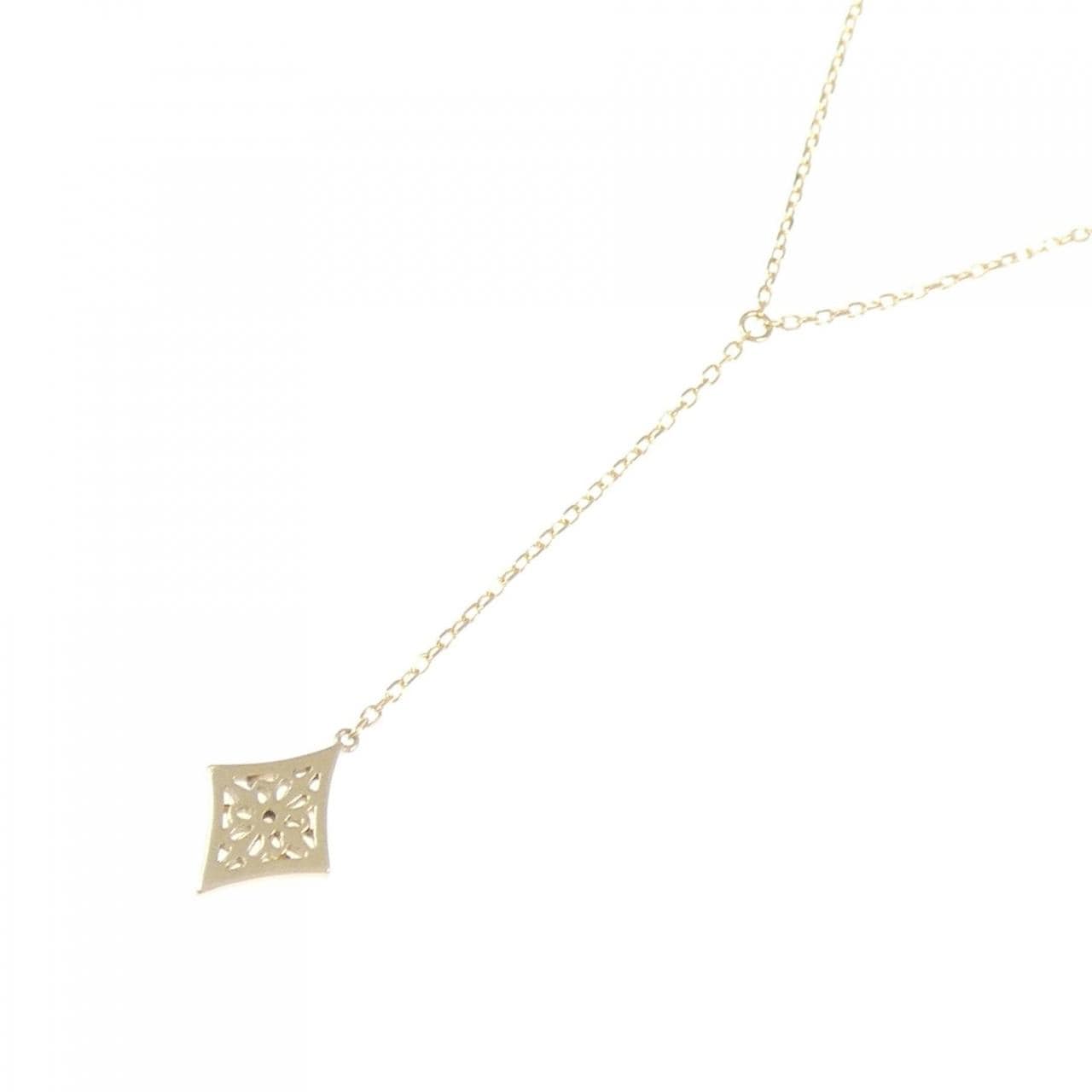 K10YG ダイヤモンド ネックレス