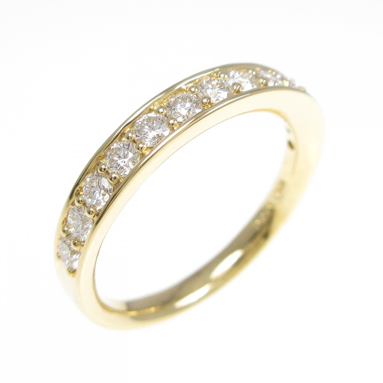 コメ兵｜【新品】K18YG ハーフエタニティ ダイヤモンド リング 0.501CT ...