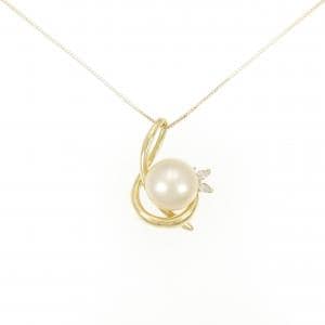 White Butterfly Pearl necklace