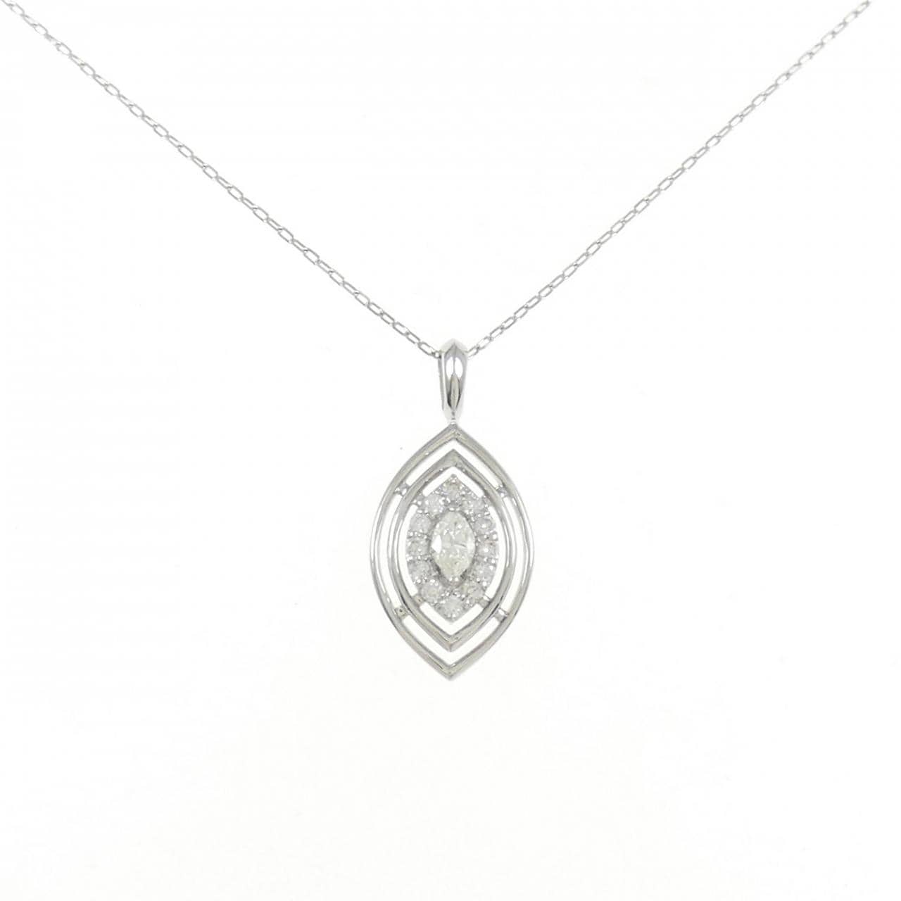 【新品】PT ダイヤモンド ネックレス 0.17CT