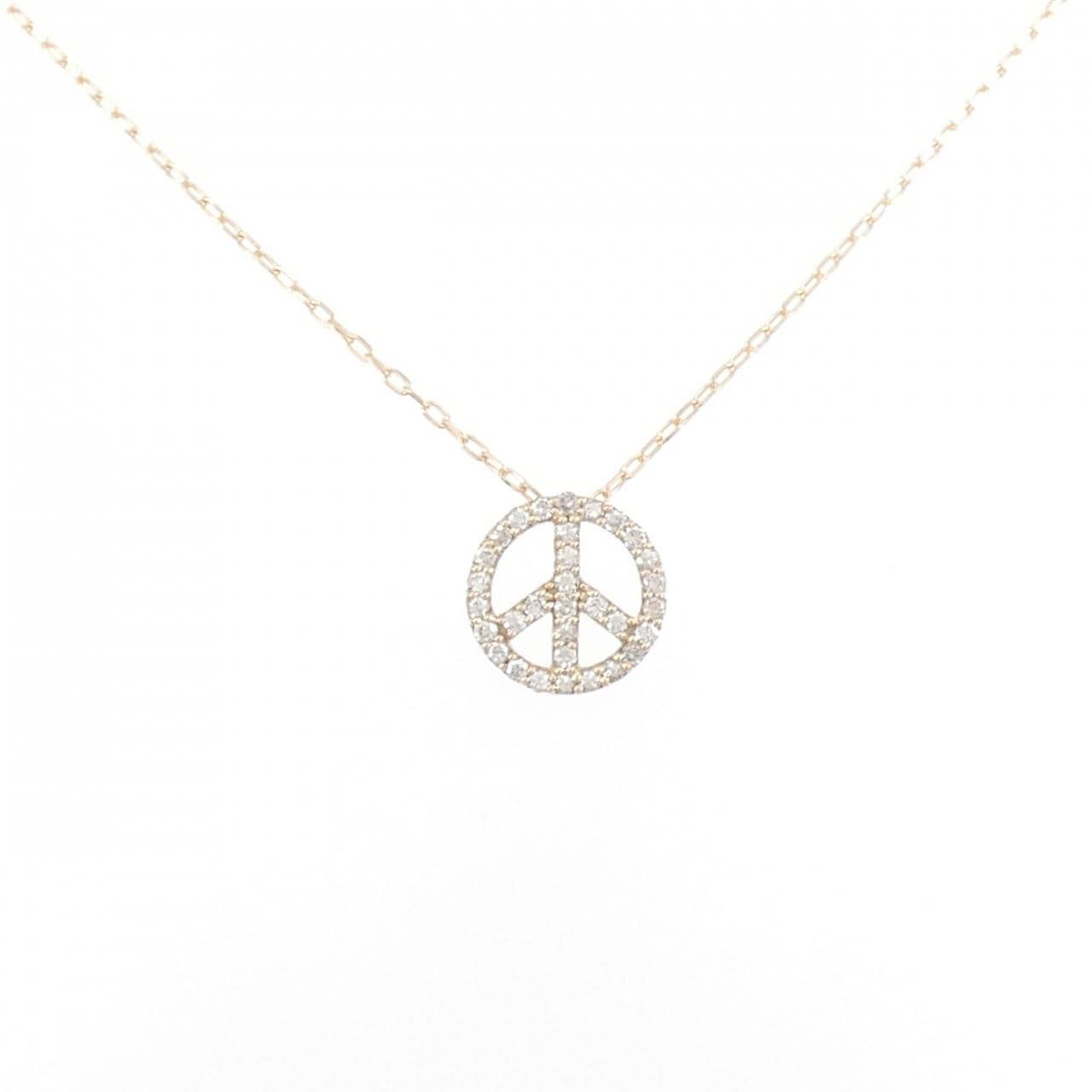 K18PG ダイヤモンド ネックレス 0.21CT