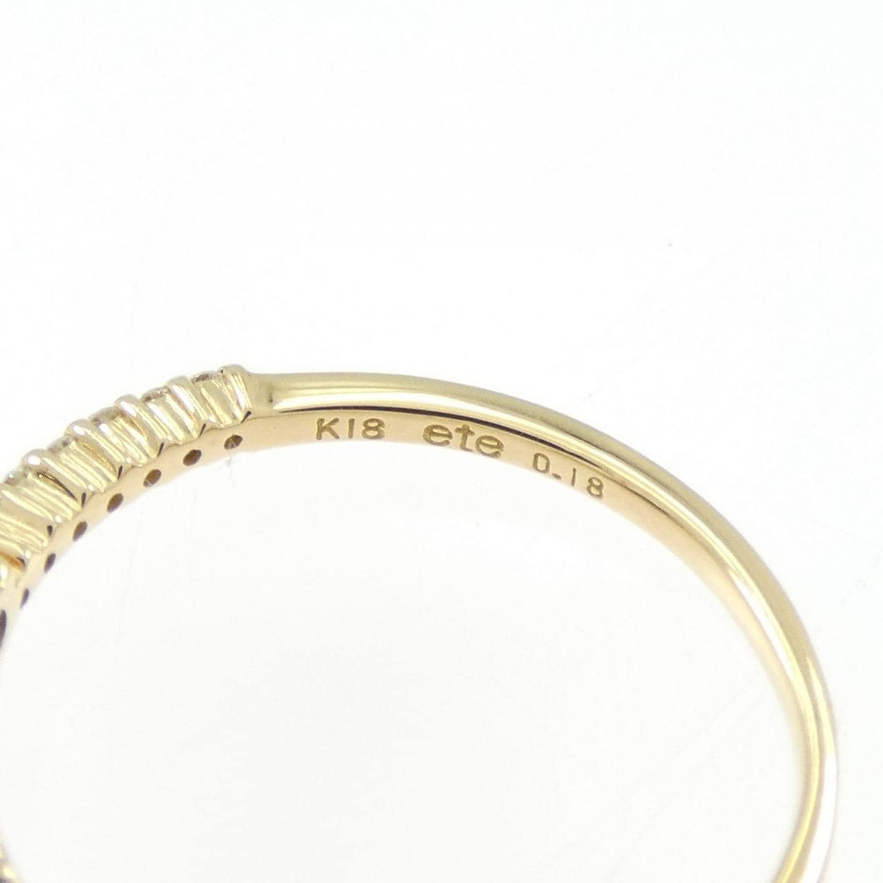 エテ ハート ダイヤモンド リング 0.18CT