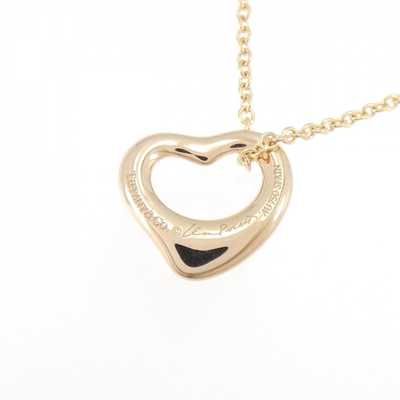 ティファニー オープンハート ネックレス