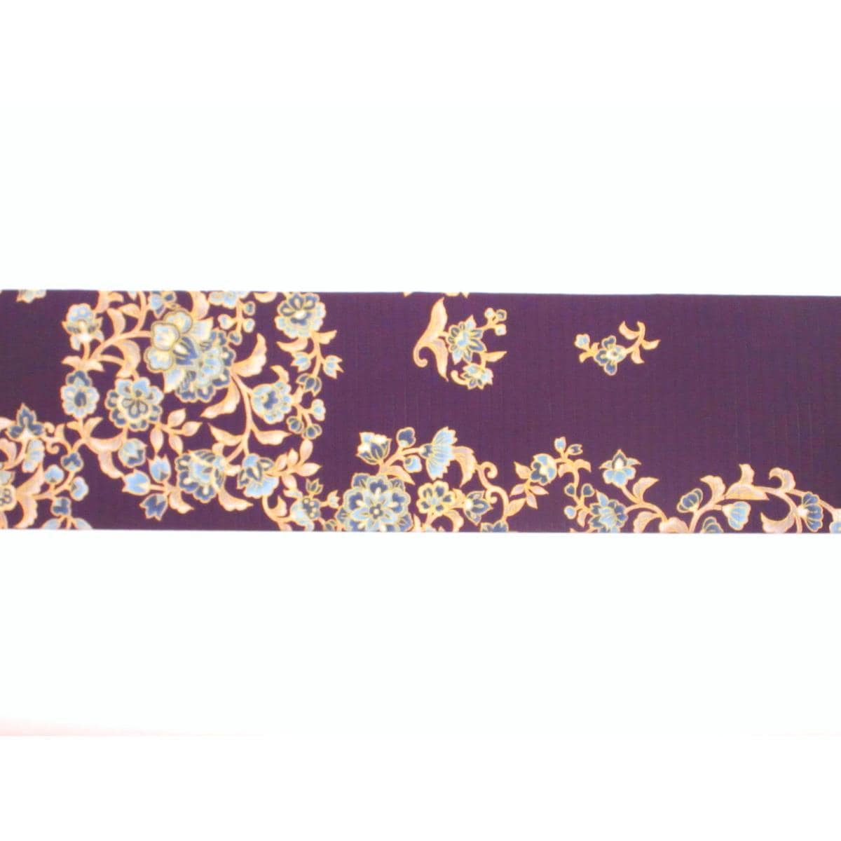 【未使用品】夏名古屋帯　絽塩瀬染帯　全通柄【岡重】