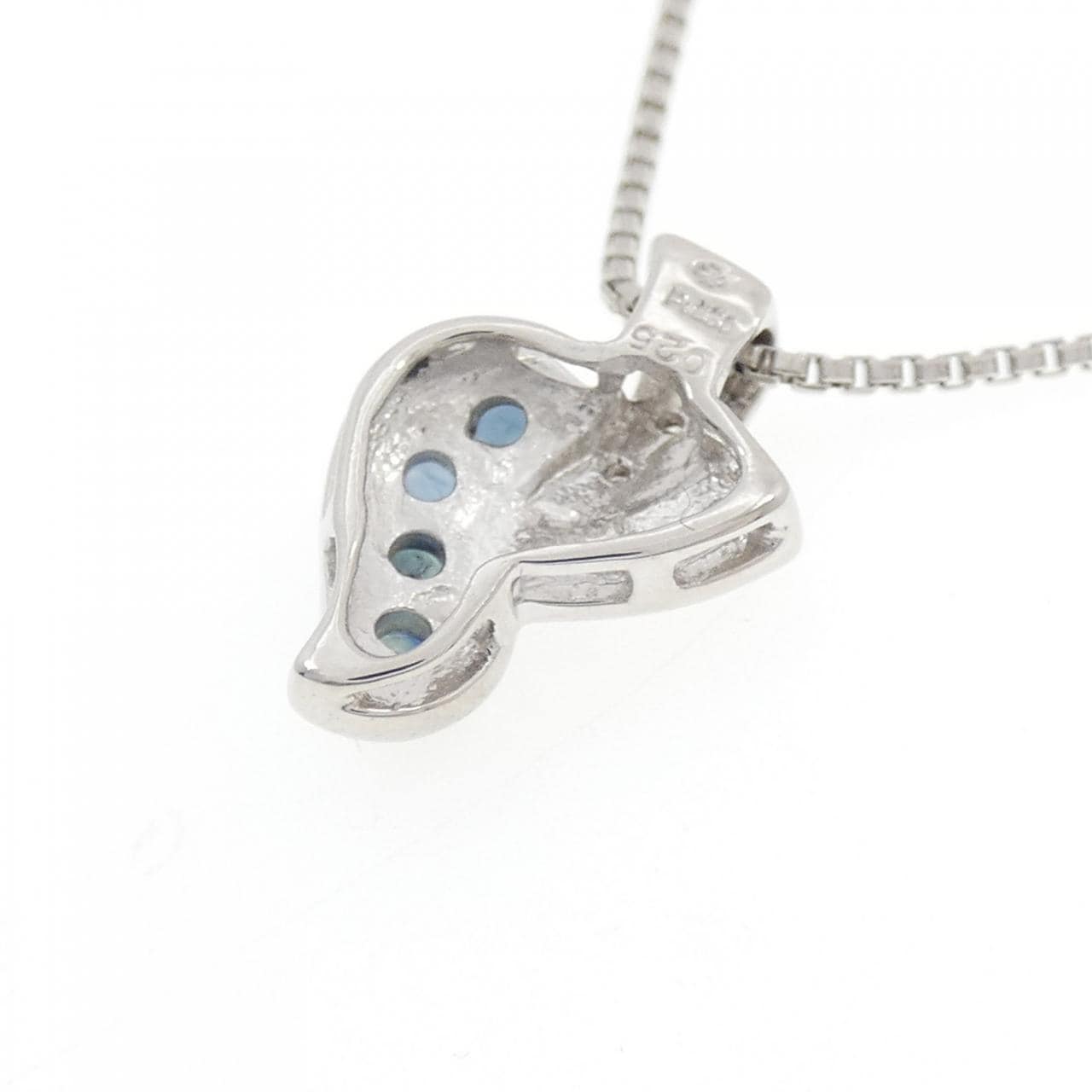 PT850 サファイヤ ネックレス 0.25CT