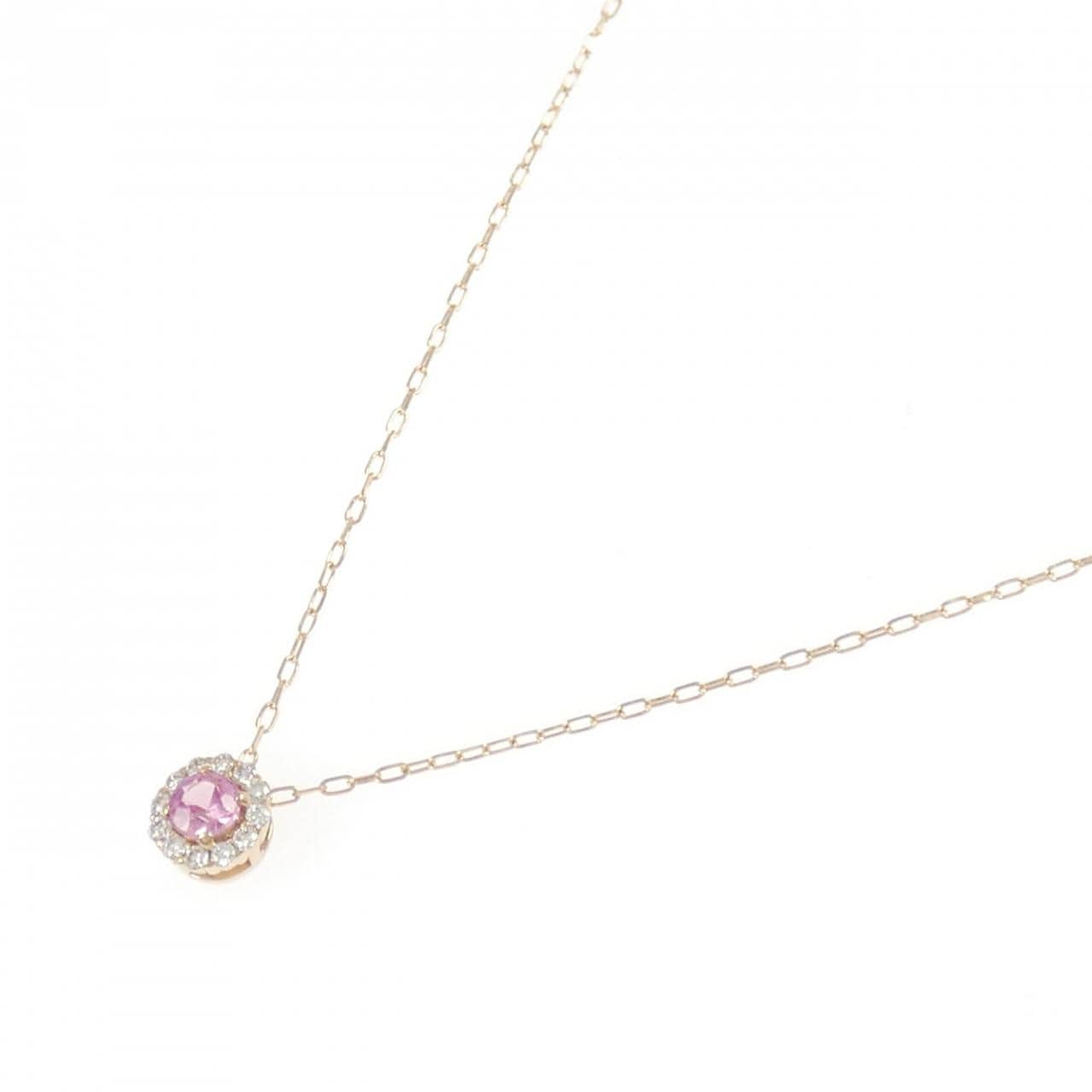 K18PG サファイヤ ネックレス