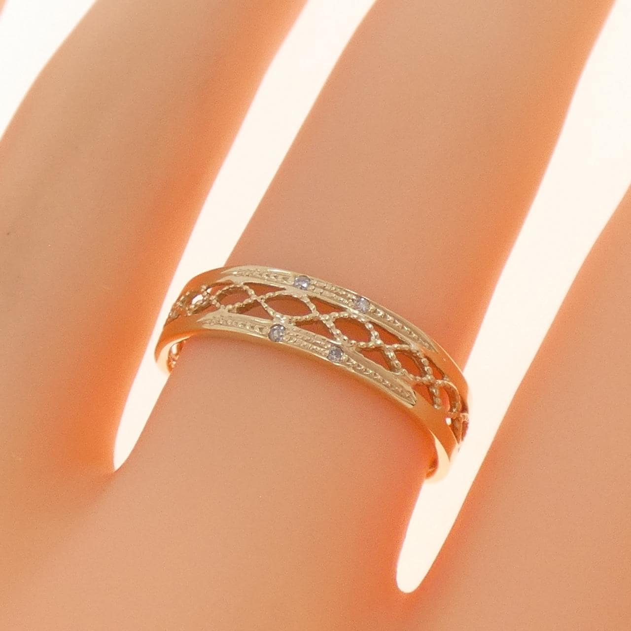 K10PG ダイヤモンド リング 0.02CT