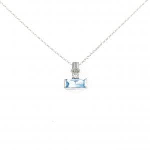 K18WG ブルートパーズ ネックレス 0.63CT