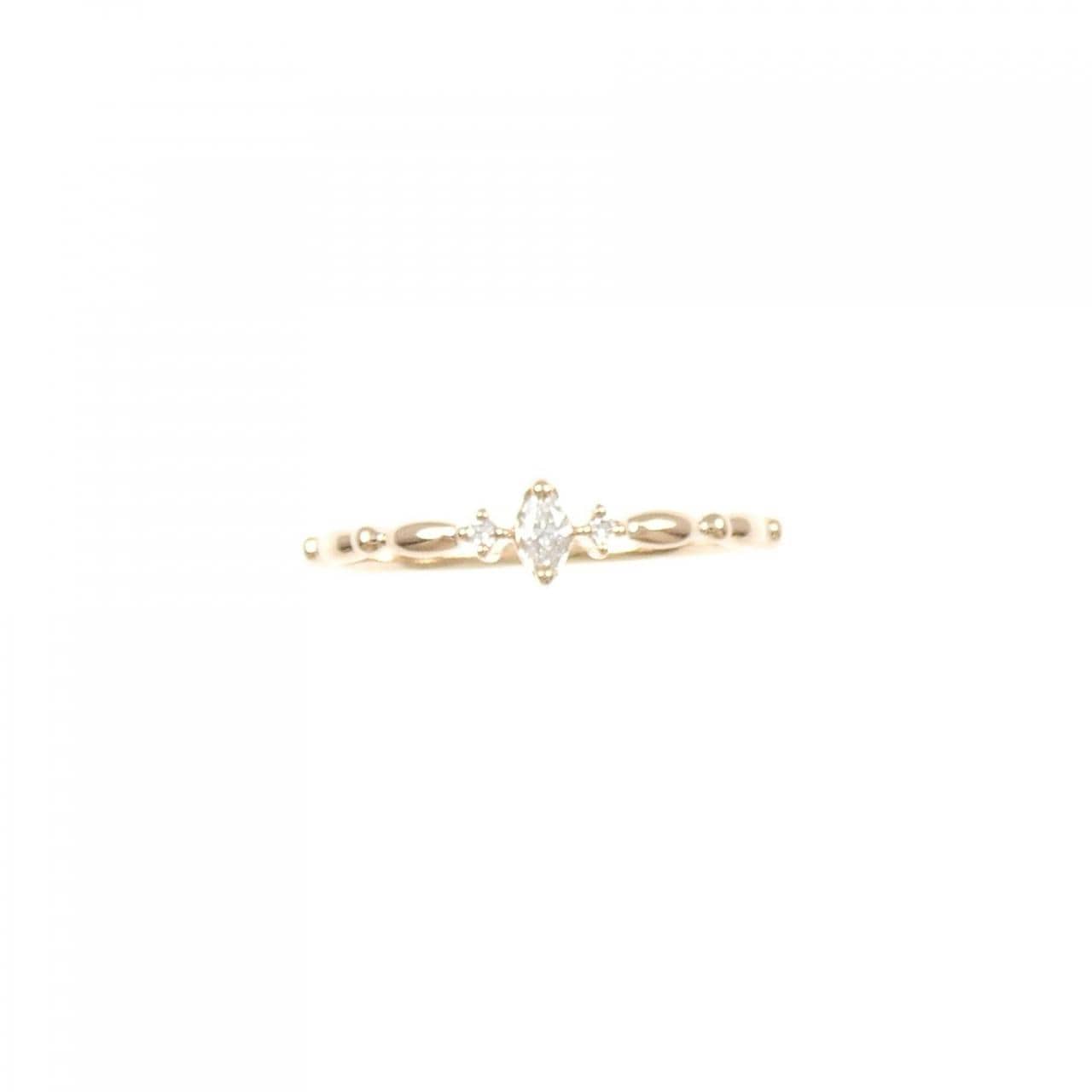 K18PG ダイヤモンド リング 0.03CT