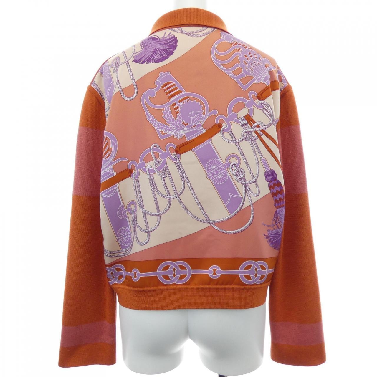 エルメス HERMES ZOUAVES ET DRAGONS 2E2804D6 ツイルレーヌ カーディガン