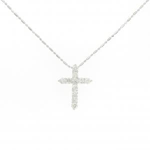 PT900/PT850 クロス ダイヤモンド ネックレス 0.56CT
