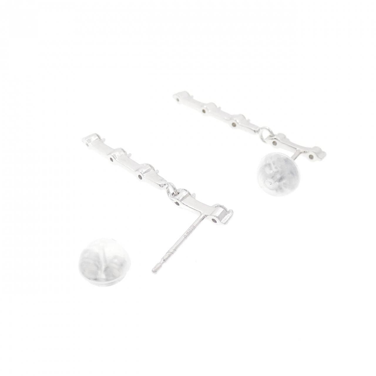 K18WG ダイヤモンド ピアス 0.20CT