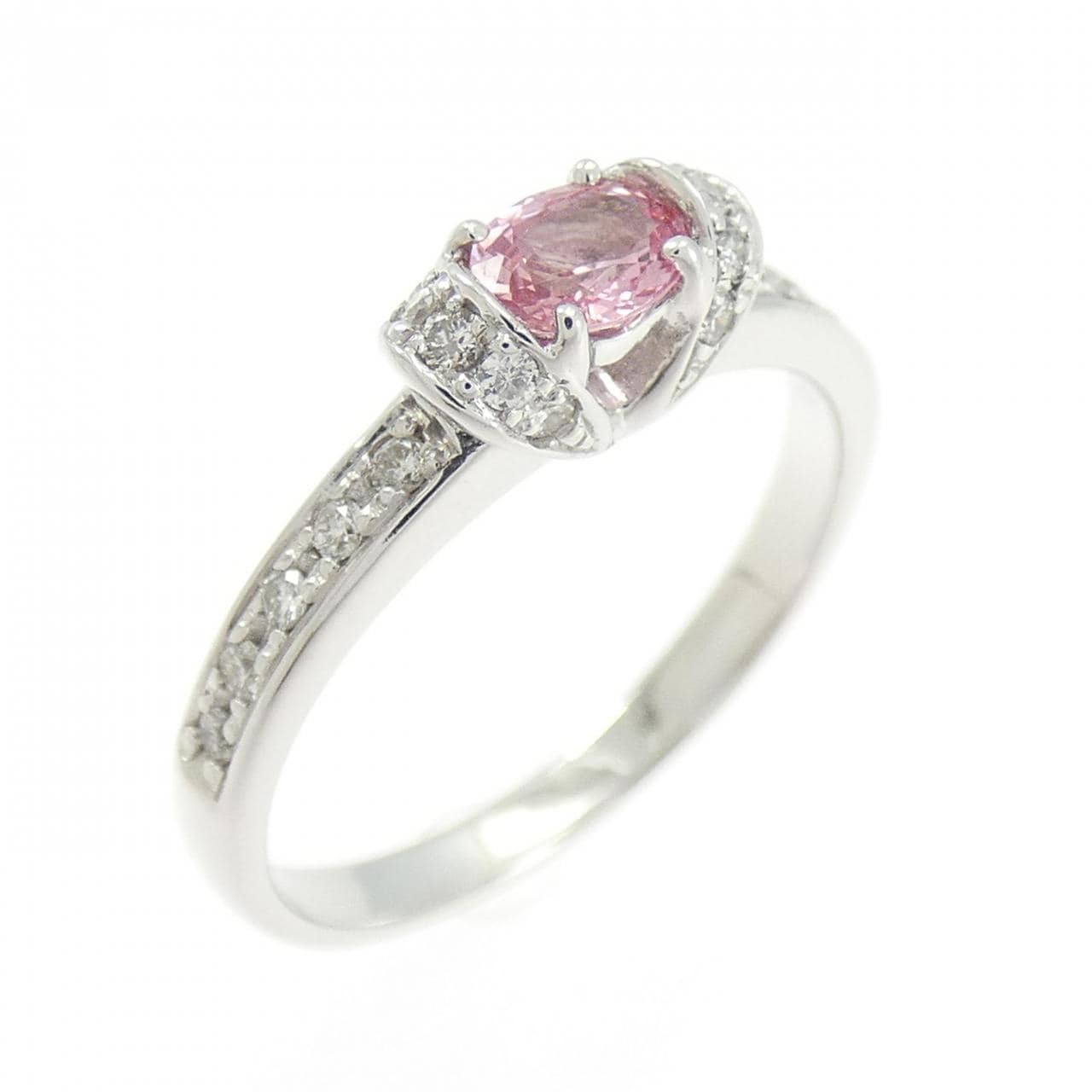 K18WG サファイヤ リング 0.27CT