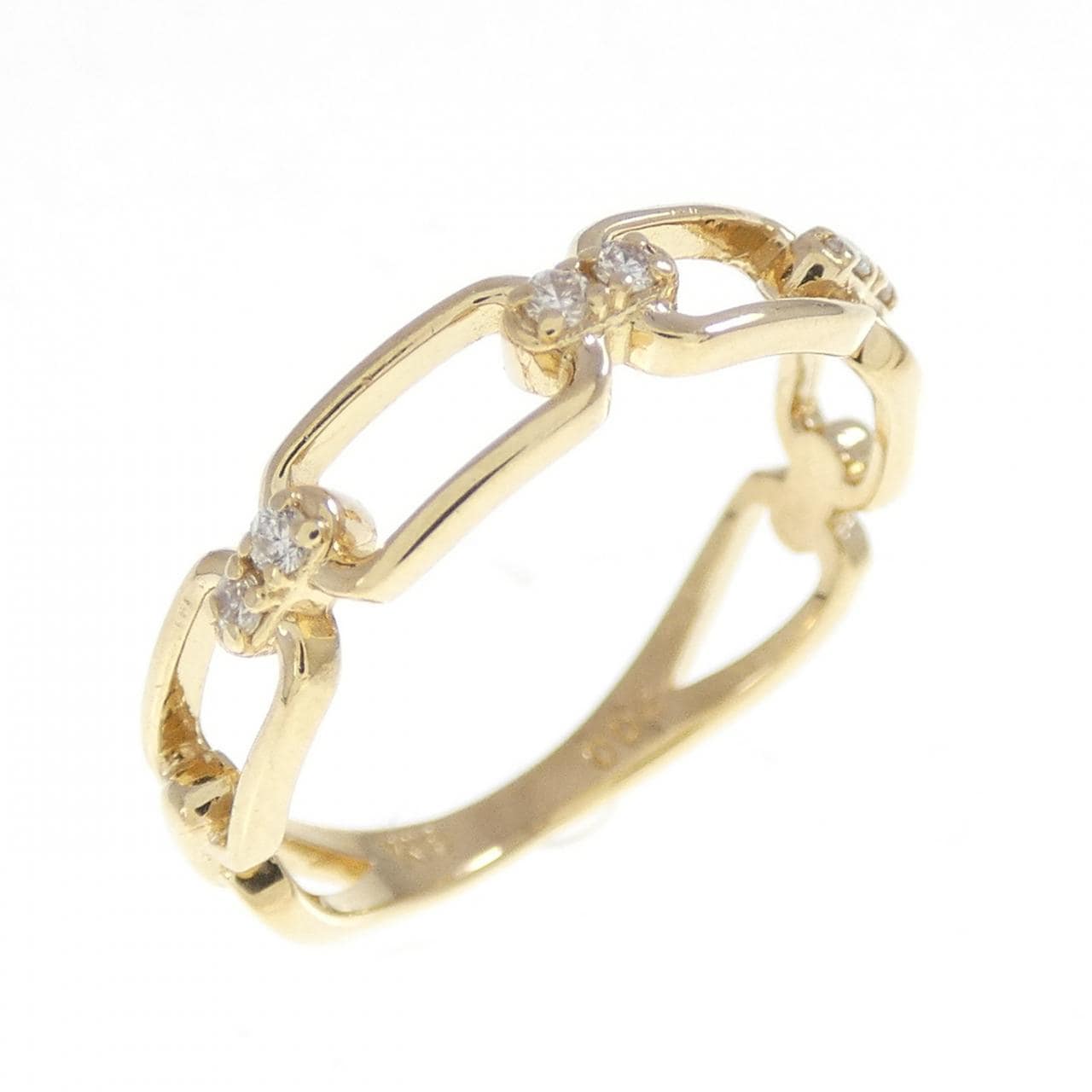 K18YG ダイヤモンド リング 0.04CT