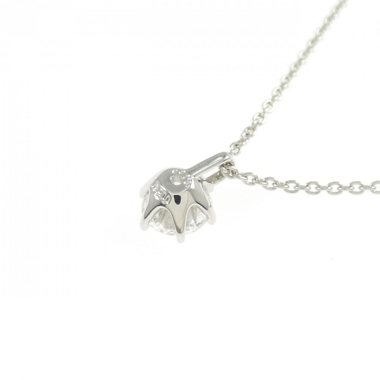 【リメイク】PT900/PT850 ダイヤモンド ネックレス 0.313CT F I1 Good
