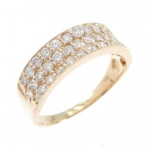 K18PG ダイヤモンド リング 1.00CT