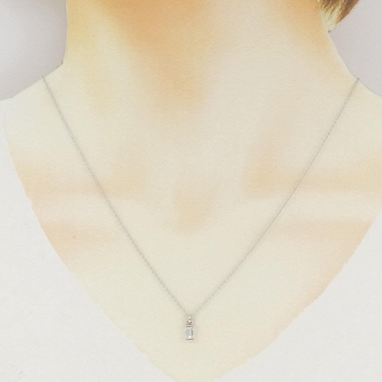 PT950/PT850 ダイヤモンド ネックレス 0.30CT