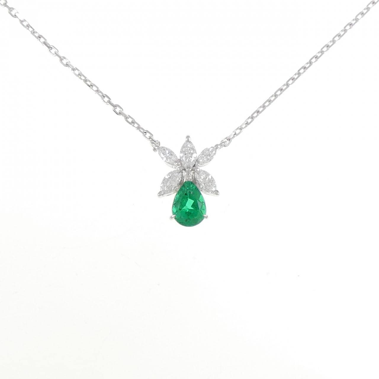 ミキモト エメラルド ネックレス 0.67CT