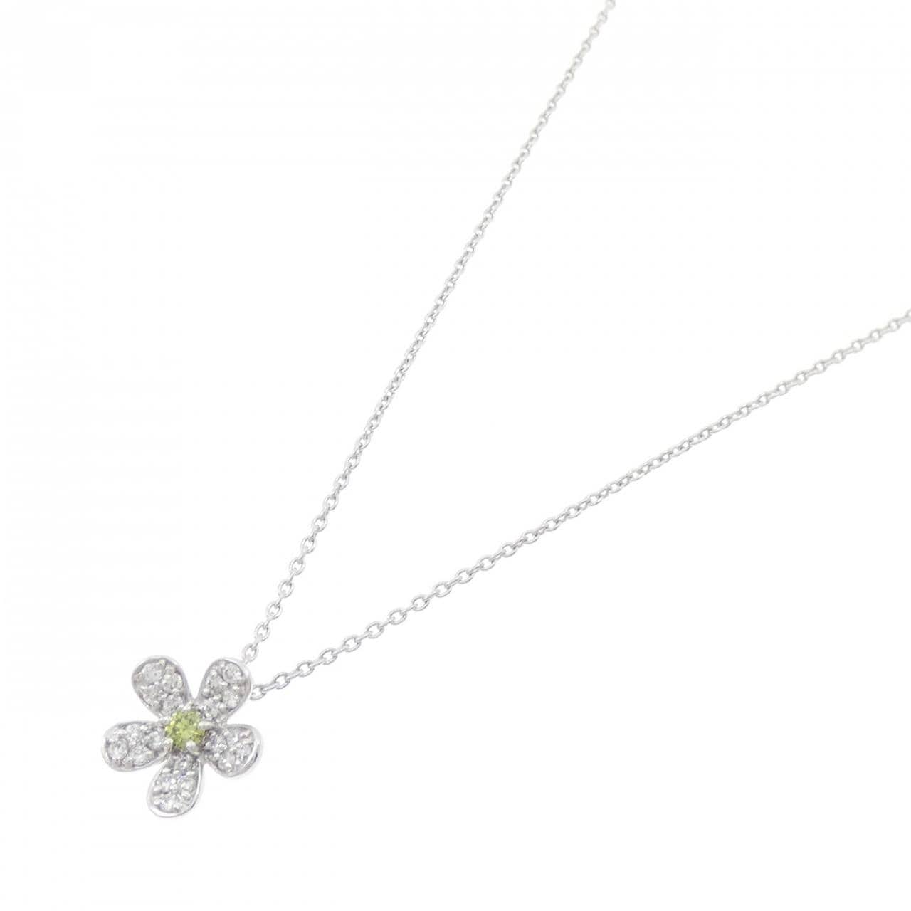 PONTE VECCHIO Flower Diamond Necklace 0.05CT