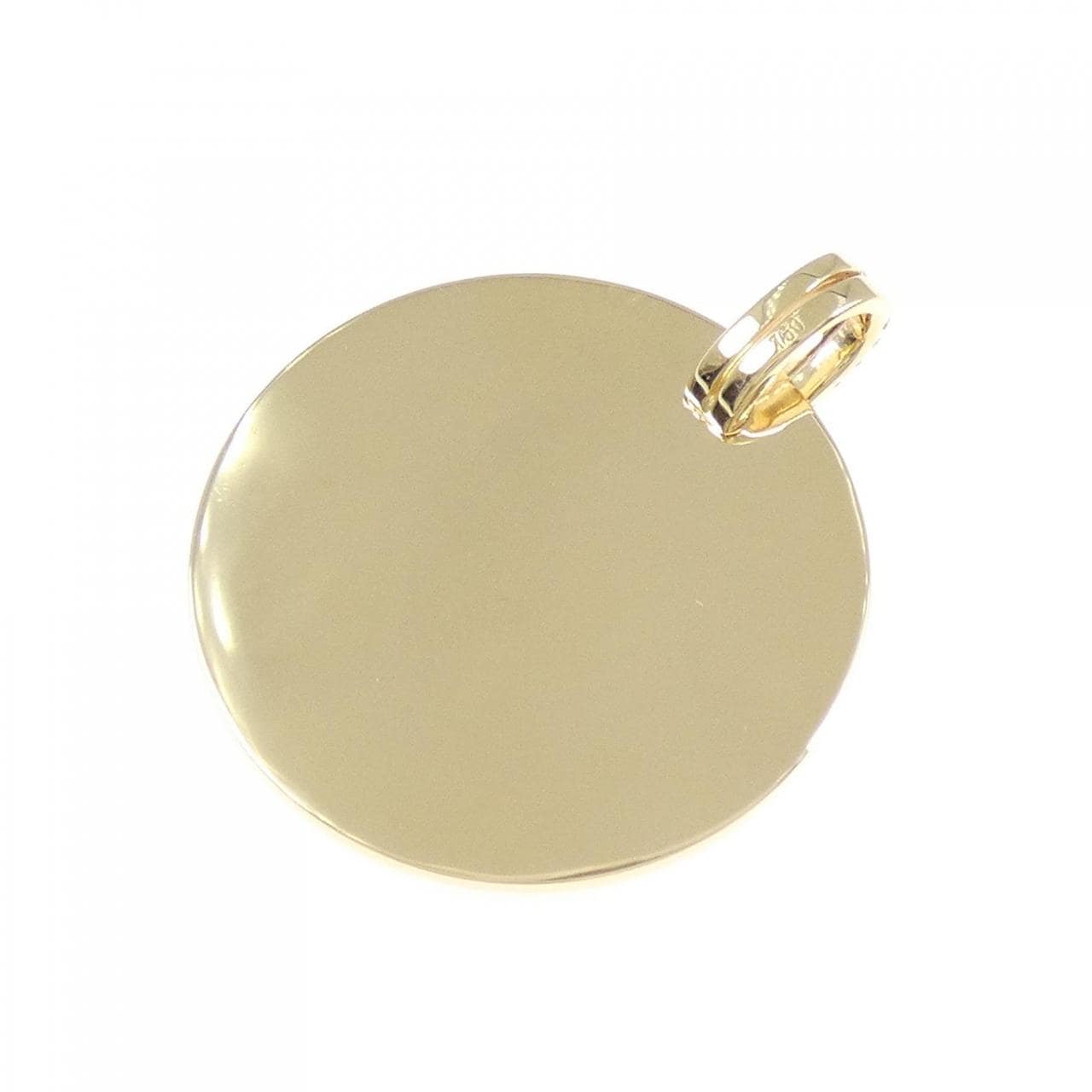 750YG 牡羊座 ダイヤモンド ペンダント