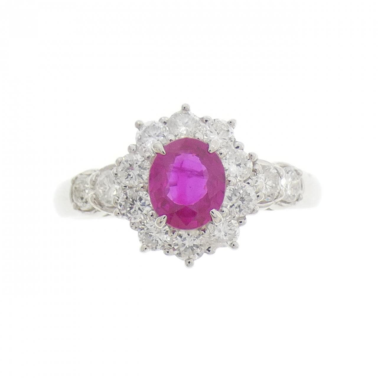PT900 ルビー リング 0.68CT