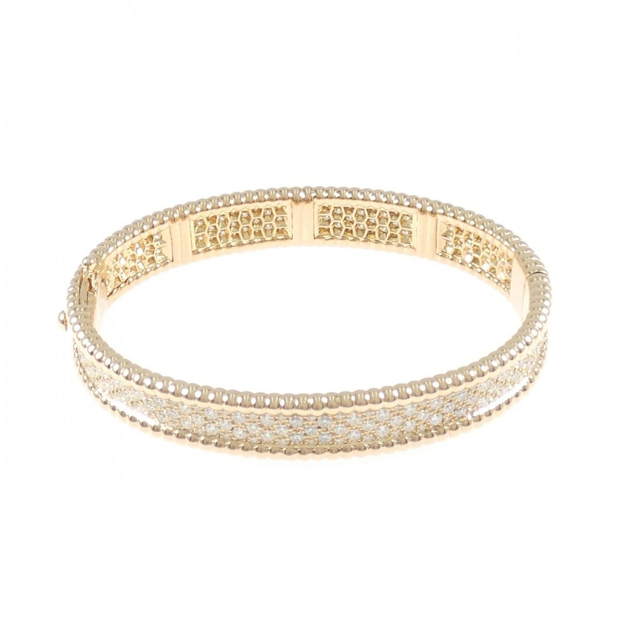 ヴァンクリーフ&アーペル ペルレ ダイヤモンド  ミディアム バングル